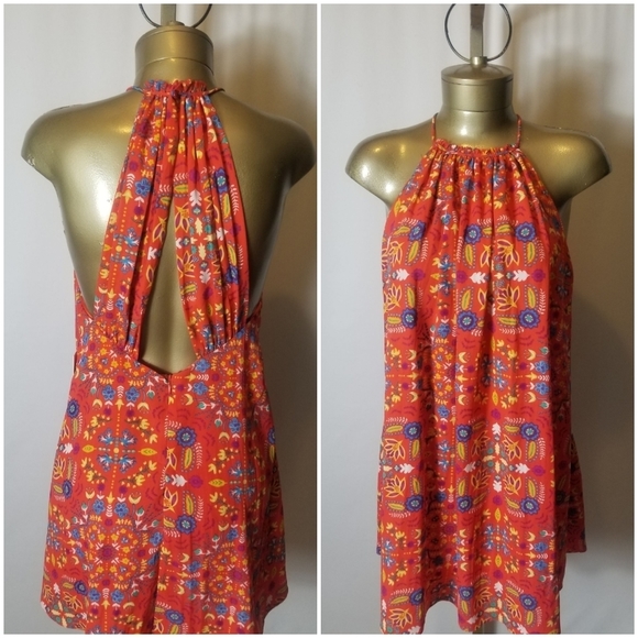 Everly Dresses & Skirts - ORANGE PRINTED EVERLY  SUMMER DRESS